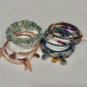 Lot of 14 Alex and Ani bracelets